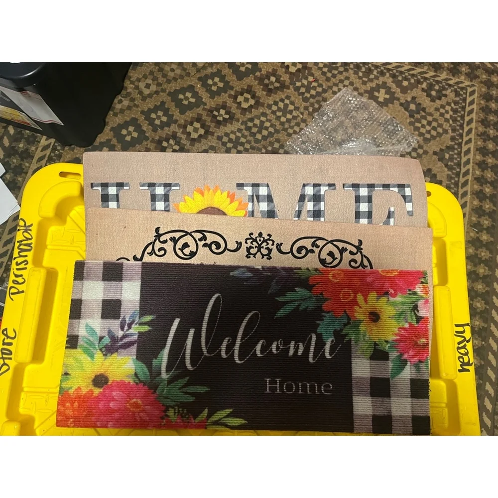 indoor outdoor switchmat inserts by evergreen pack of 6 sassafrass mats
